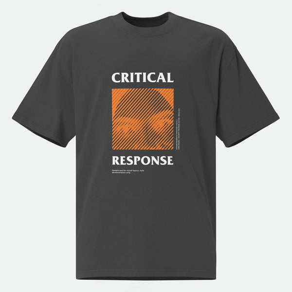 Critical Response Oversized T‑Shirt
