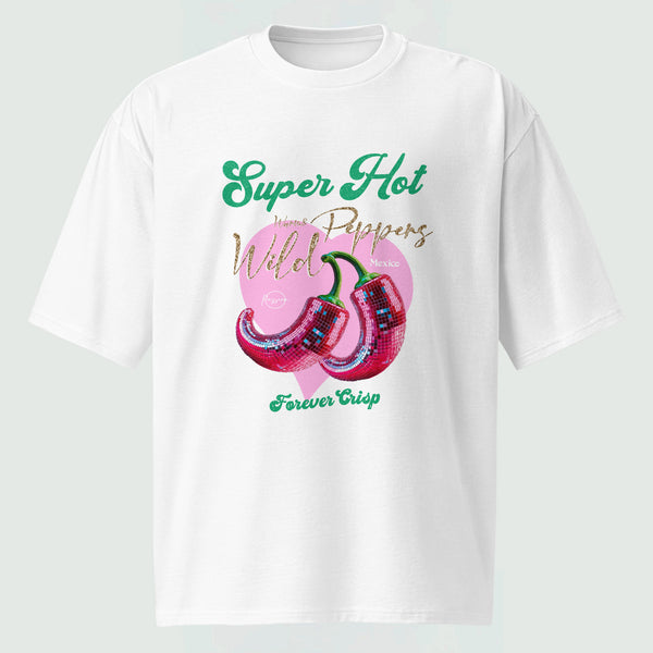 Super Hot Peppers Super oversized T-Shirt