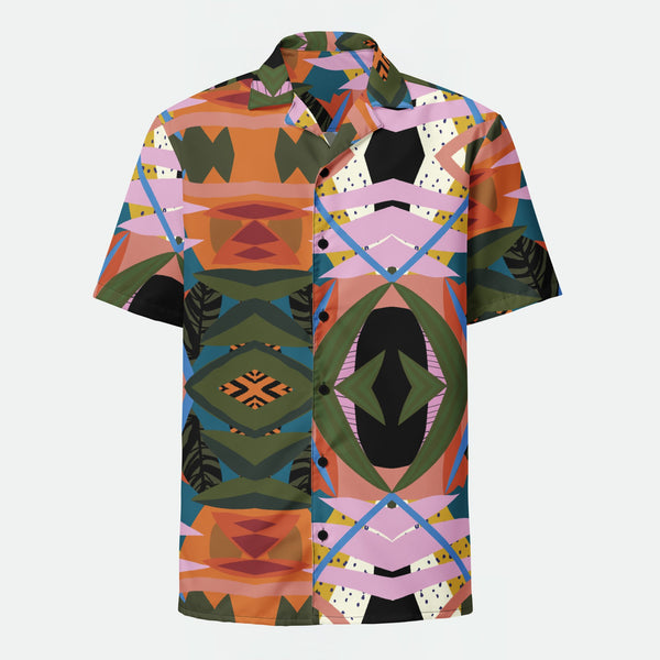 Geo Rhythm Button Shirt