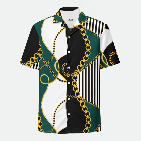 Chain Remix Button Shirt