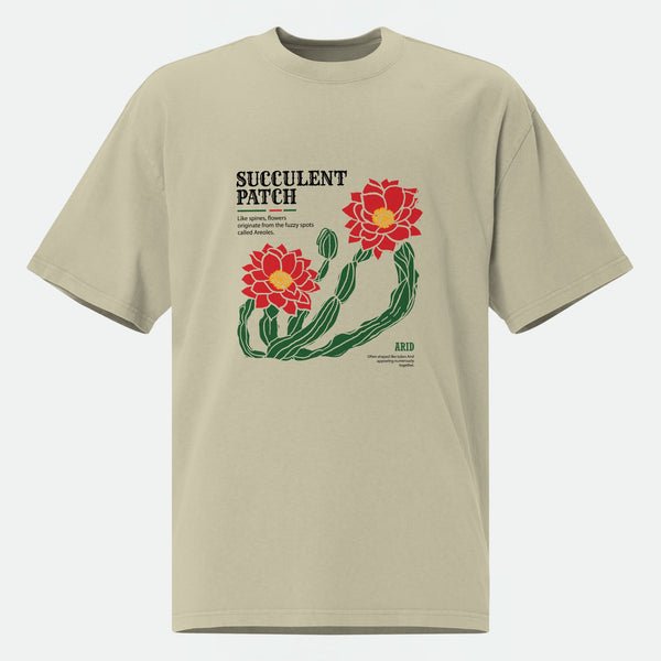 Succulent Patch Oversized T-Shirt