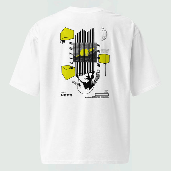 Glitch Mode Super Oversized T‑Shirt