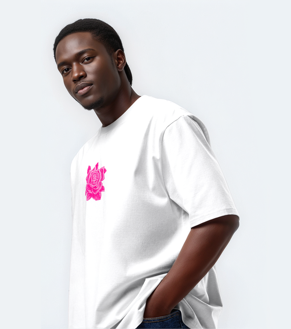 Tranquil Blossom Oversized T‑Shirt