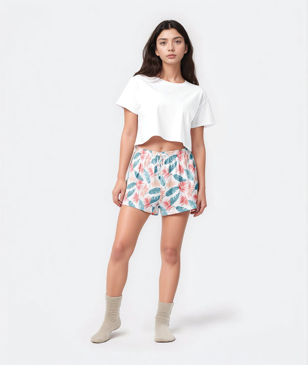 TropicEase Pajama Shorts