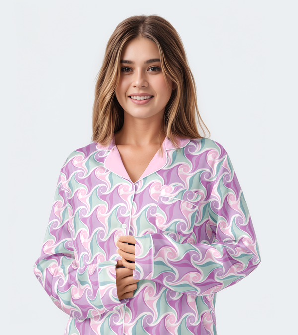 DreamSwirl Long-Sleeve Pajama Top