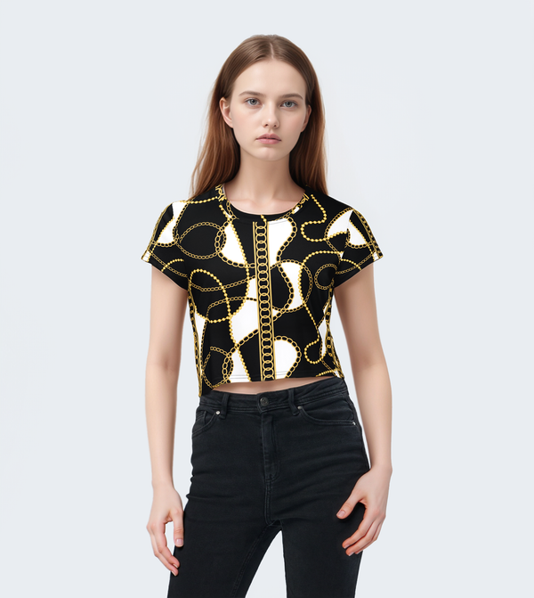 Chain Rhythm Crop Top