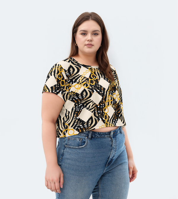 Regal Chain Mirage Crop Top
