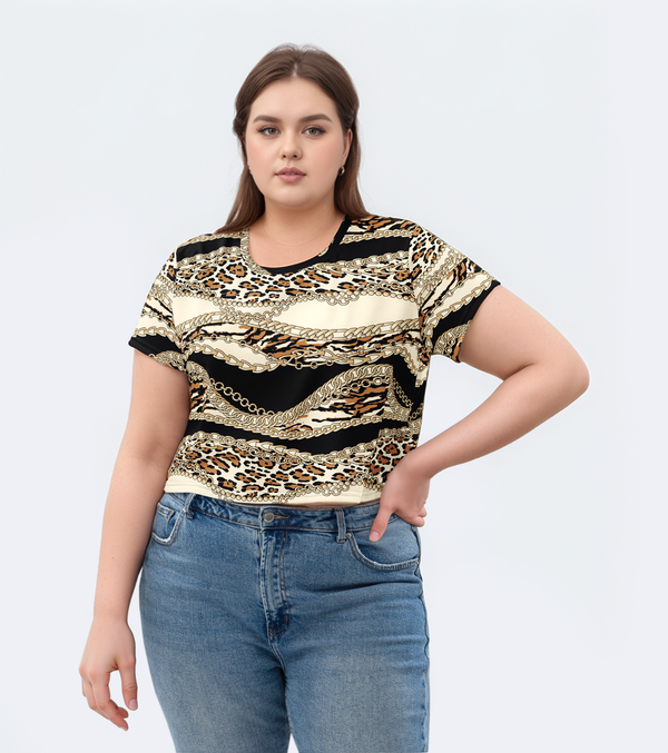 Wild Luxe Chain Crop Top