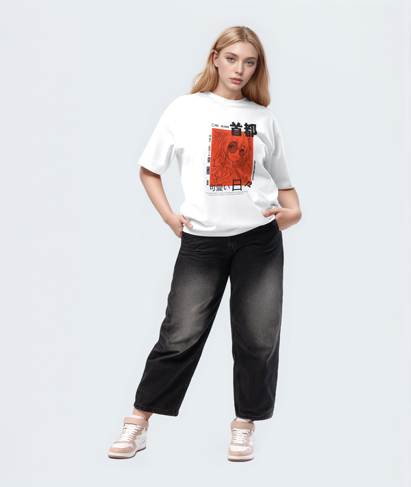 Tokyo Cutie Oversized T-Shirt
