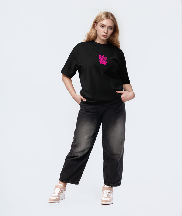 Tranquil Blossom Oversized T-Shirt
