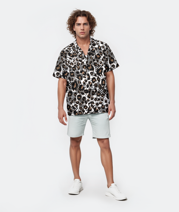 Luxe Leopard Oversized Button Shirt