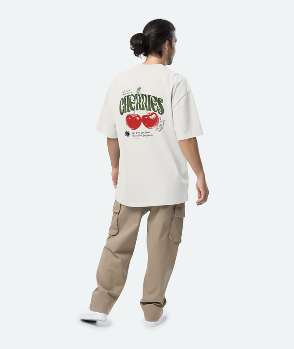 Cherry Mindset Oversized T‑Shirt