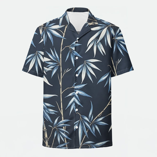 Twilight Palm Oversized Button Shirt