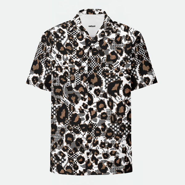 Luxe Leopard Oversized Button Shirt