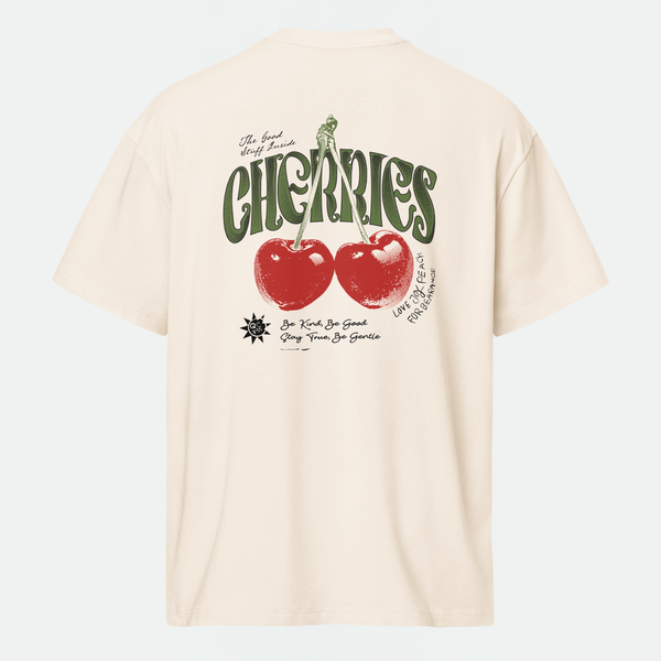 Cherry Mindset Oversized Box T‑Shirt